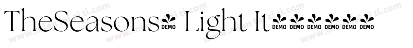 TheSeasons- Light It字体转换